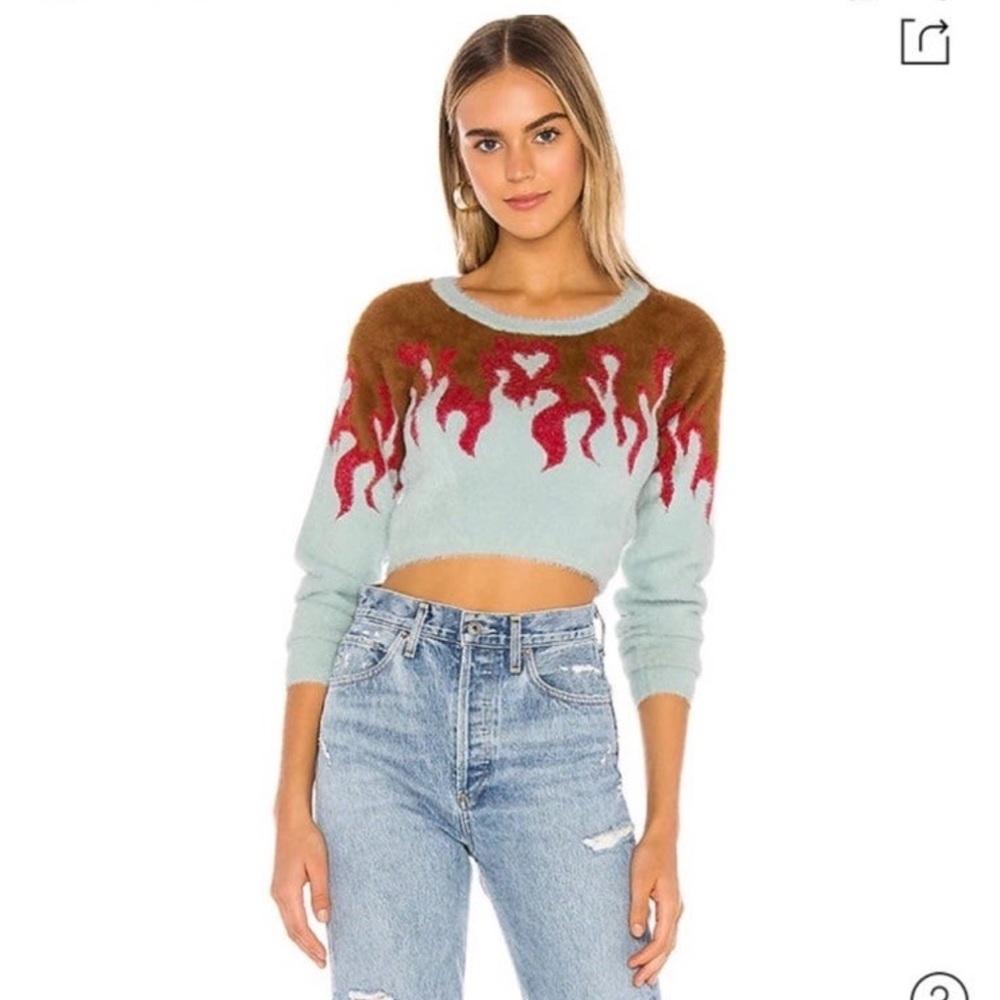 For Love And Lemons Flame Sweater size S